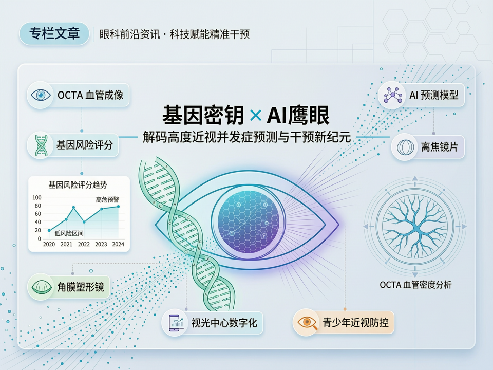 基因“密钥”与AI“鹰眼”:解码高度近视并发症的预测与干预新纪元