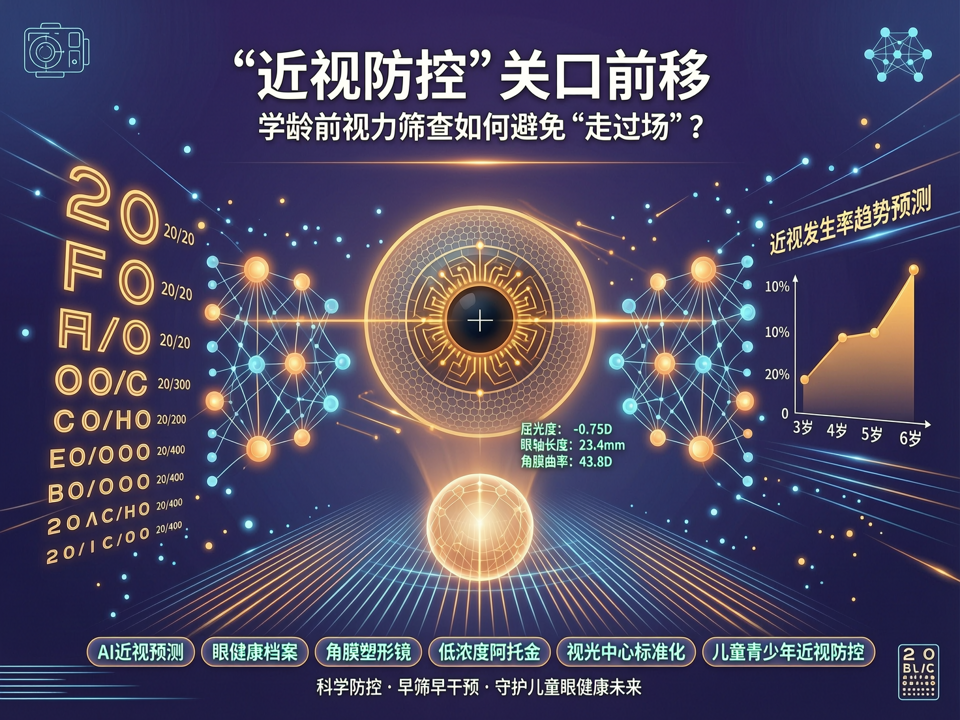 近视防控“关口前移”:学龄前视力筛查如何避免“走过场”?