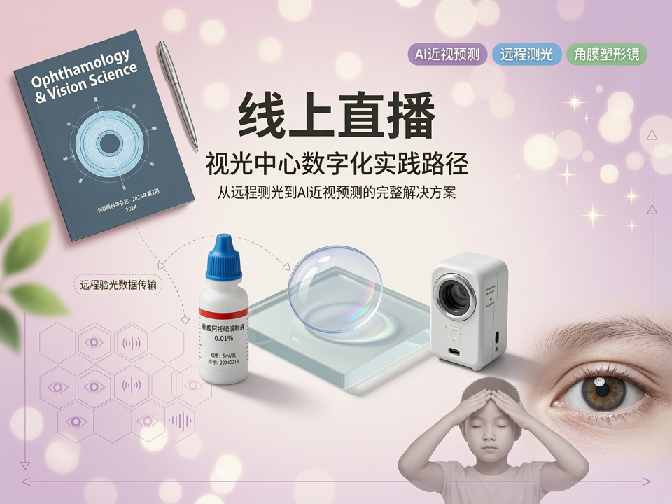 线上直播助力视光中心数字化:从远程验光到AI近视预测的实践路径