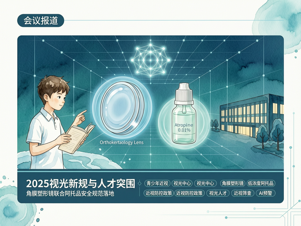 2025视光新规与人才突围:角膜塑形镜联合阿托品安全规范落地,构建青少年近视防控标准化闭环