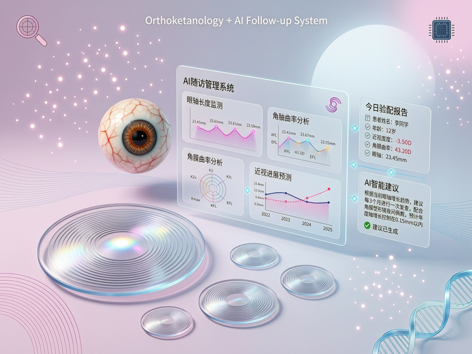 深度 | 角膜塑形镜联合AI随访:开启近视管理“量眼定制”新时代
