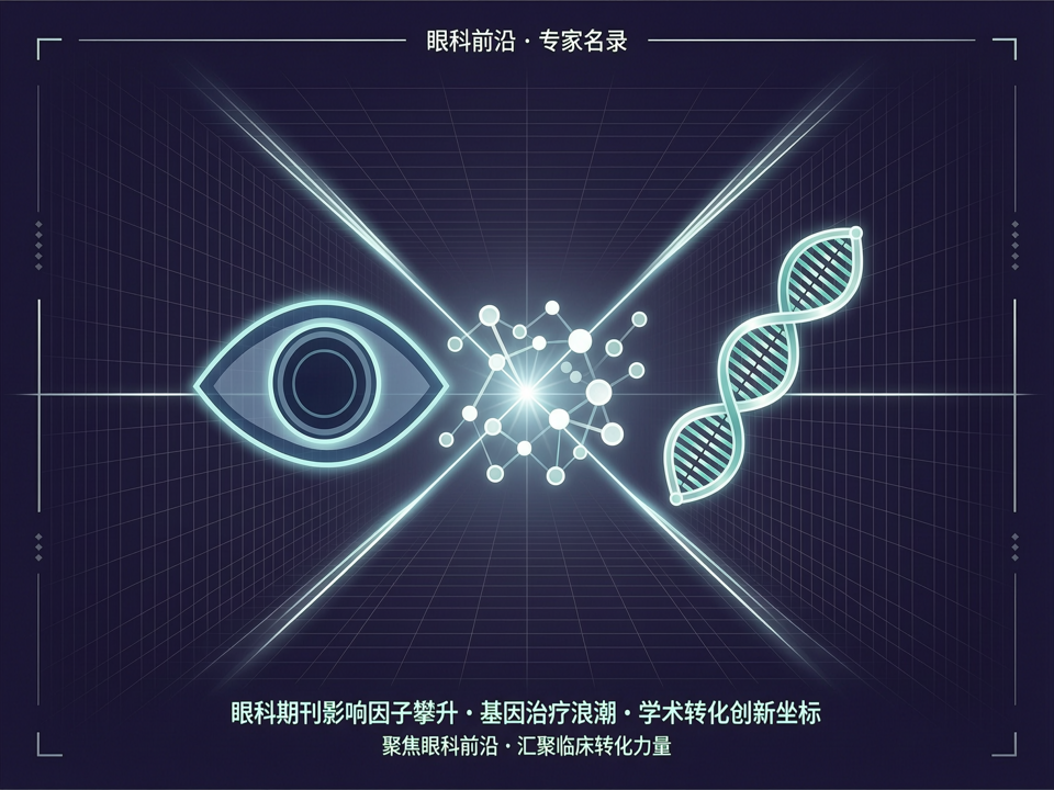 眼科期刊影响因子攀升与基因治疗浪潮:【专家名录】如何锚定学术转化与临床应用的“创新坐标”?