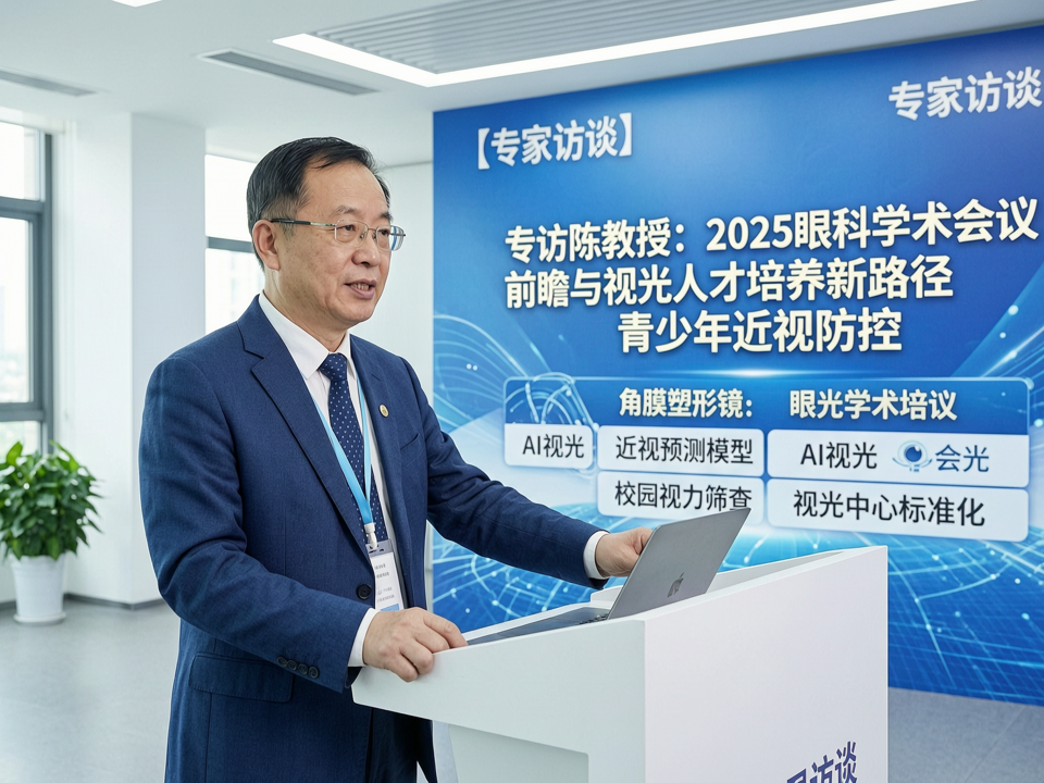 专访陈教授:2025眼科学术会议前瞻与视光人才培养新路径