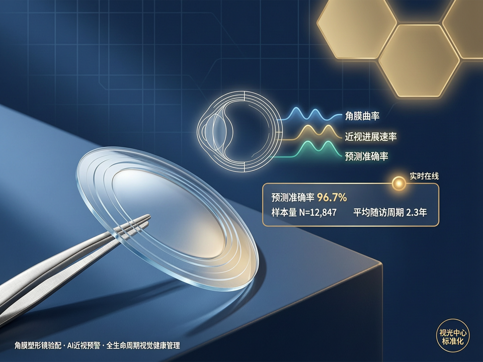 线上直播驱动视光中心标准化:从角膜塑形镜验配到AI近视预警的质控新路径