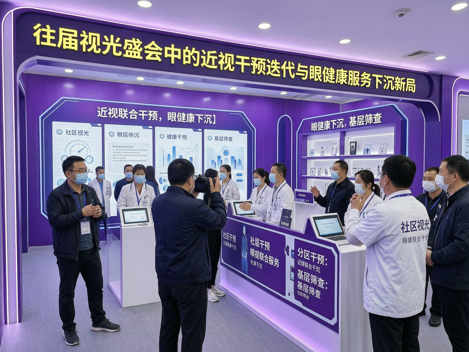 往届视光盛会中的近视干预迭代与眼健康服务下沉新局
