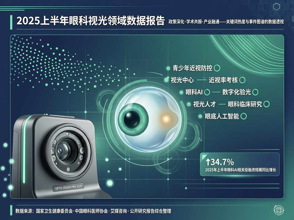 数据报告 | 2025上半年眼科视光领域关键词热度与事件图谱:政策深化、学术共振与产业融通的数据透视