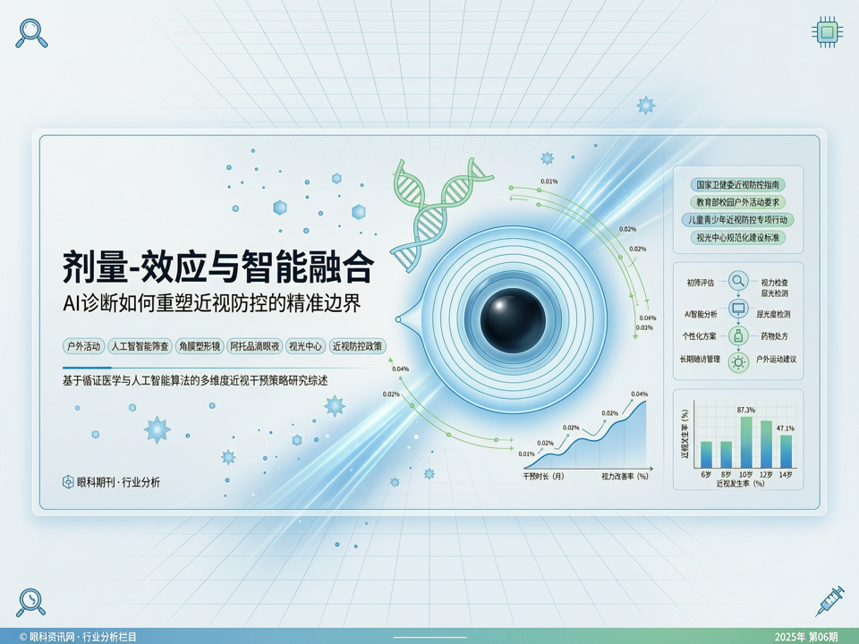 剂量-效应与智能融合:户外光照、AI诊断如何重塑近视防控的精准边界