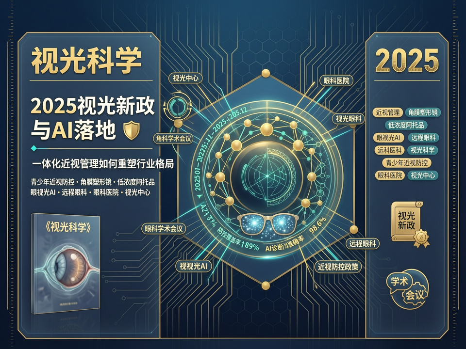 2025视光新政与AI落地:一体化近视管理如何重塑行业格局