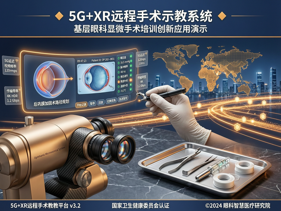 5G+XR远程手术示教系统在基层眼科显微手术培训中的创新应用演示