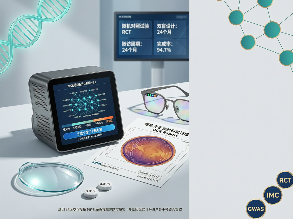 基因-环境交互视角下的儿童近视防控临床试验:从多基因风险评分到户外干预的精准分层