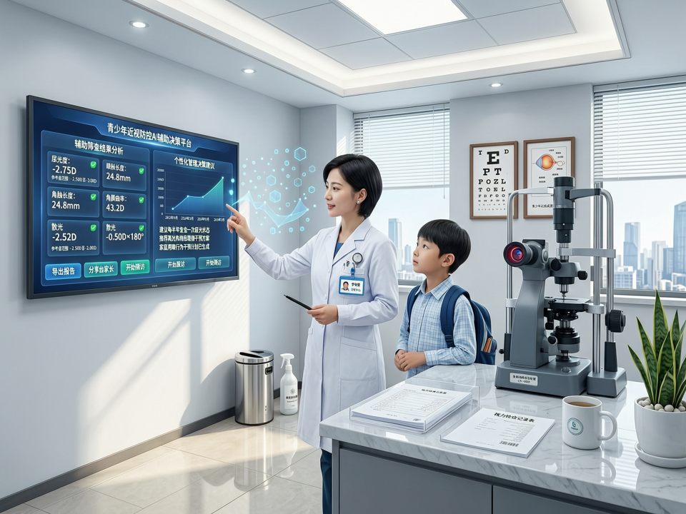眼科AI大模型落地视光门诊:从辅助筛查到个性化近视管理决策