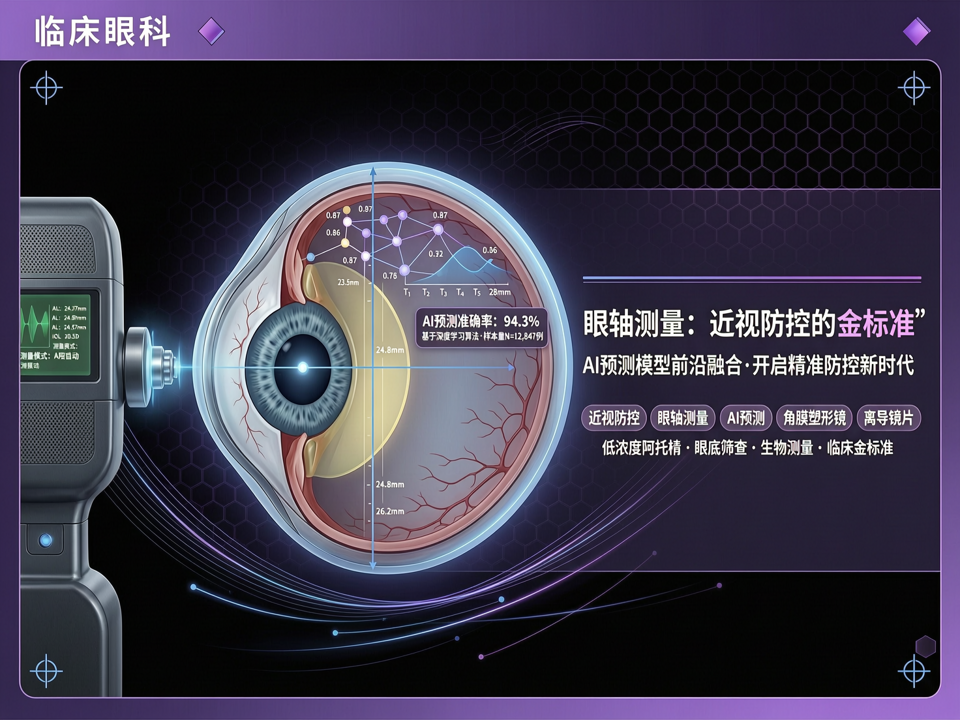 眼轴测量:近视防控的“金标准”与AI预测模型的前沿融合