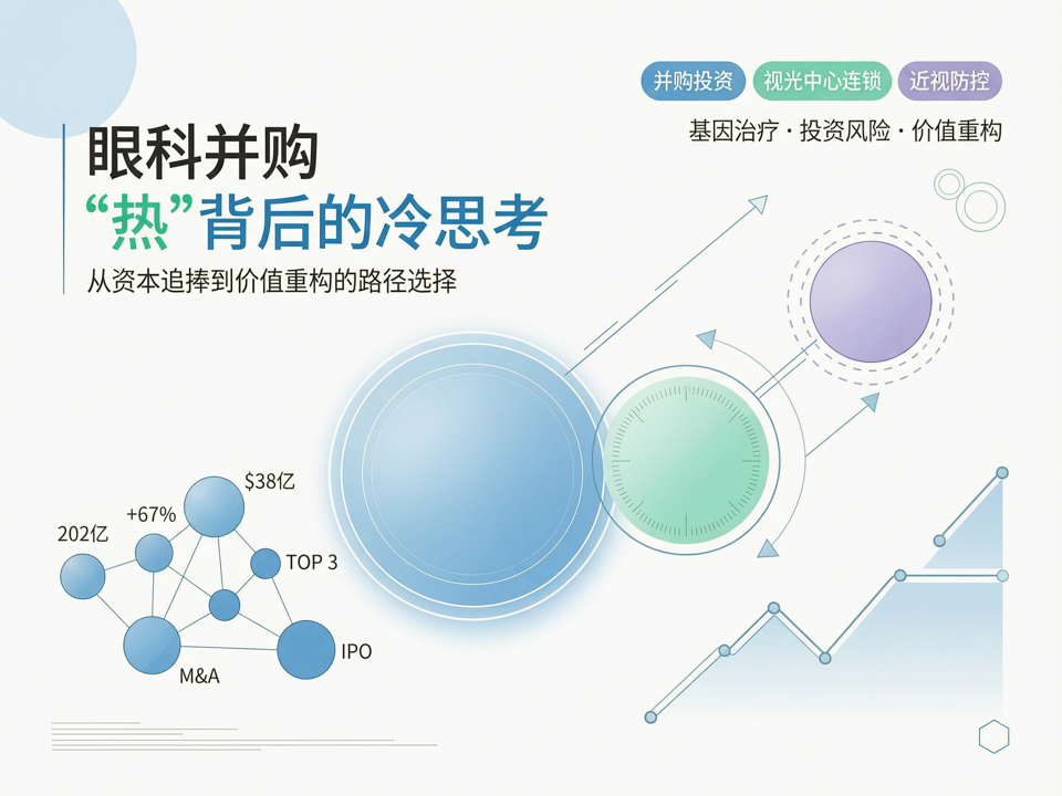 眼科并购“热”背后的冷思考:从资本追捧到价值重构的路径选择