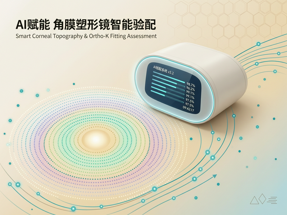 AI画像与角膜地形图融合:智能设备重塑角膜塑形镜适配评估新维度