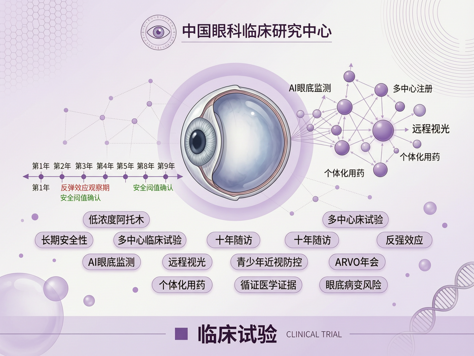 低浓度阿托品长期安全性再评估:一项基于多中心注册临床试验的十年随访数据深度解析