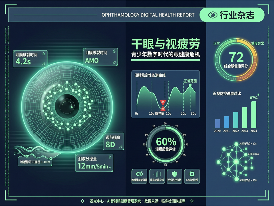 干眼与视疲劳:青少年数字时代的隐形眼健康危机