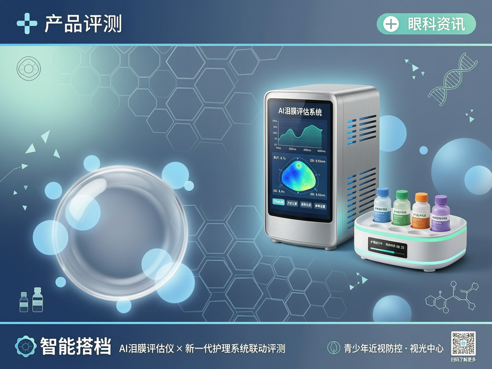 角膜塑形镜的“智能搭档”:AI泪膜评估仪与新一代护理系统联动评测