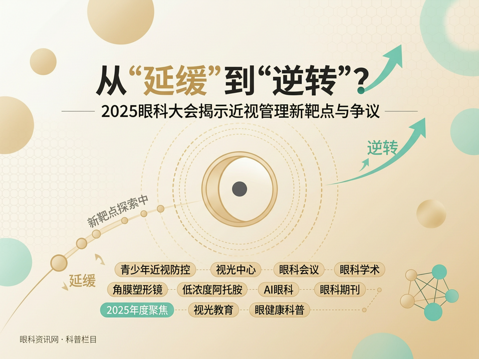 从“延缓”到“逆转”?2025眼科大会揭示近视管理新靶点与争议