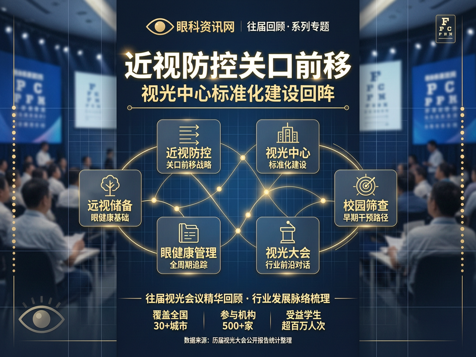 往届视光会议中的近视防控关口前移与视光中心标准化建设回眸