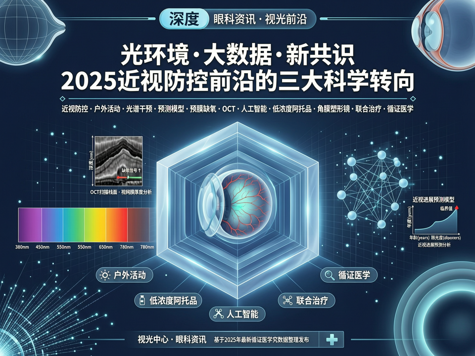 深度 | 光环境·大数据·新共识:2025近视防控前沿的三大科学转向