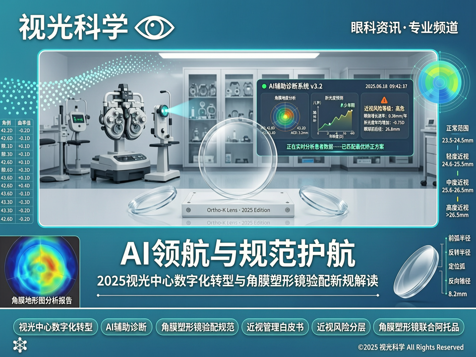 AI领航与规范护航:2025视光中心数字化转型与角膜塑形镜验配新规解读
