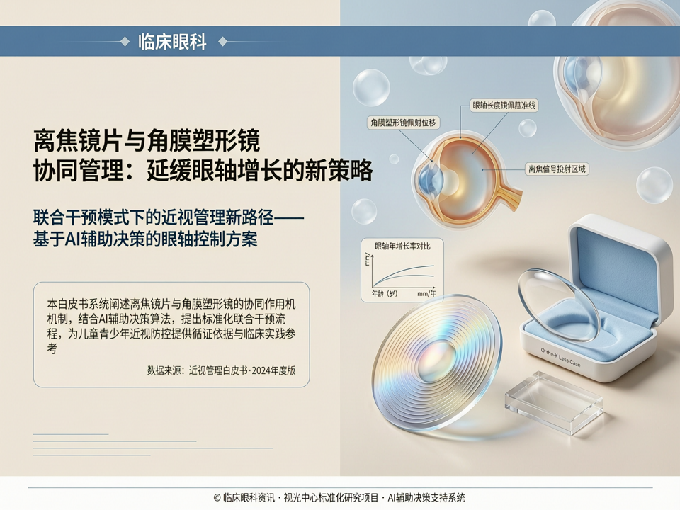 离焦镜片与角膜塑形镜的协同管理:延缓眼轴增长的新策略