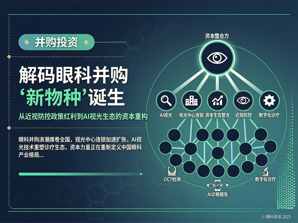 解码眼科并购“新物种”:从近视防控政策红利到AI视光生态的资本重构