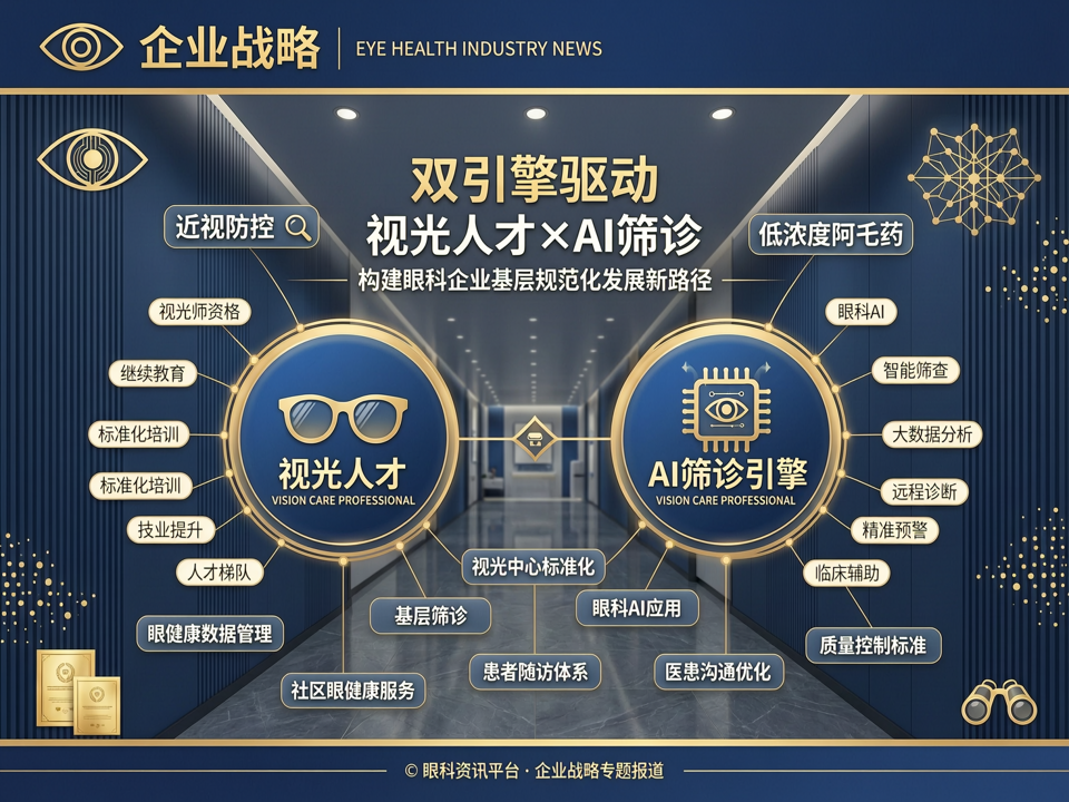 视光人才与AI筛诊双引擎:眼科企业“基层规范化”战略新路径