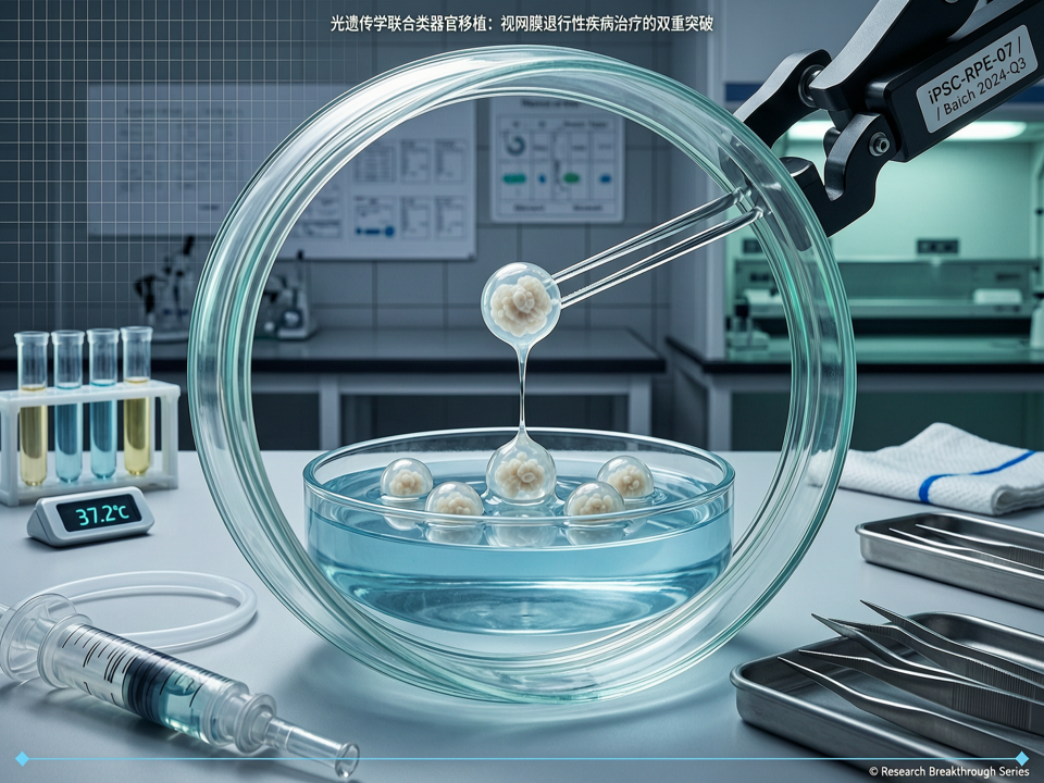 光遗传学联合类器官移植:视网膜退行性疾病治疗的双重突破