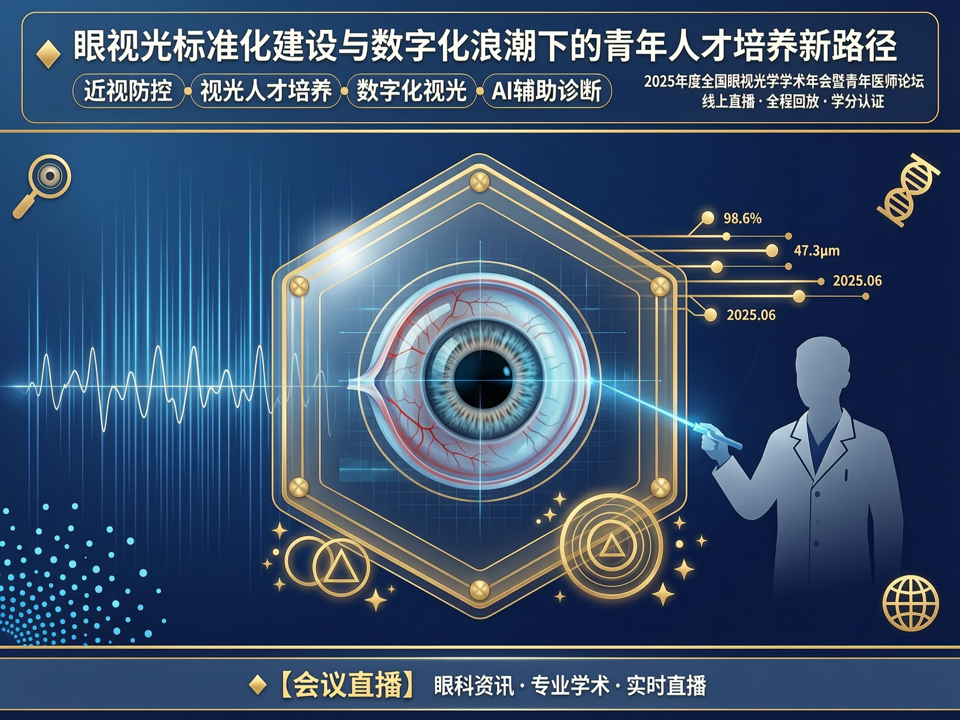 直播透视:眼视光标准化建设与数字化浪潮下的青年人才培养新路径