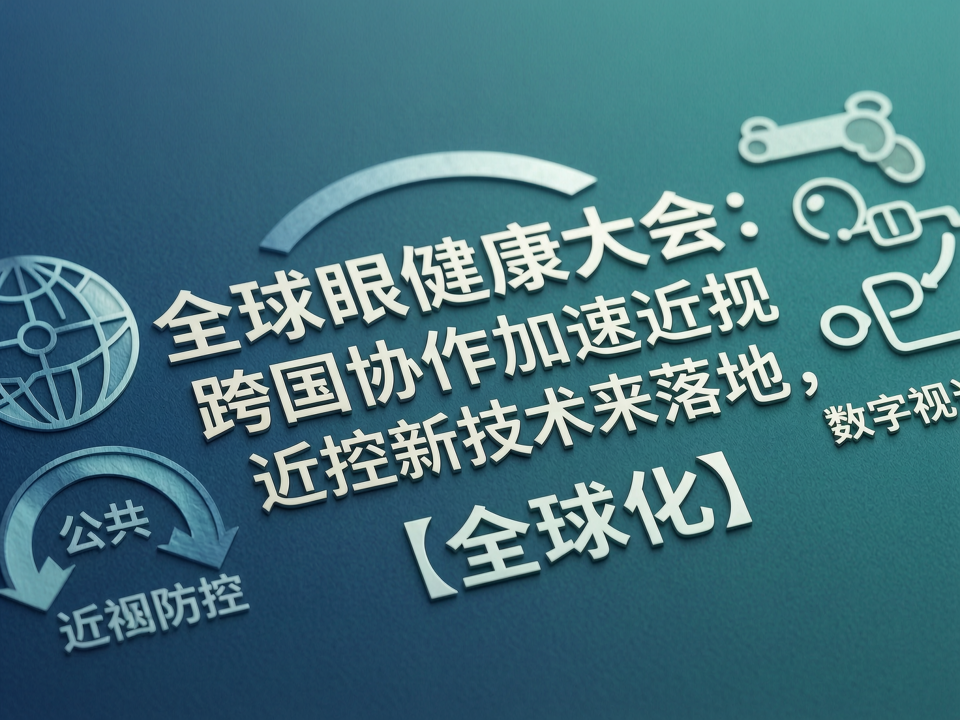 全球眼健康大会:跨国协作加速近视防控新技术落地