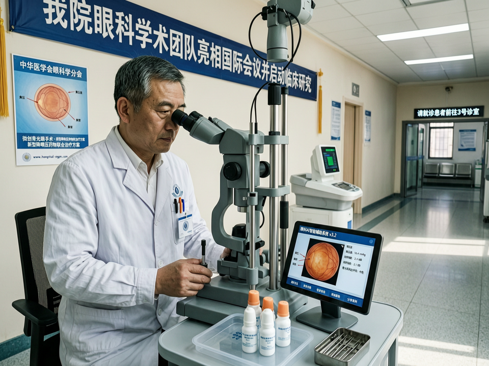 青光眼微创手术与新型降眼压药物双突破:我院眼科学术团队亮相国际会议并启动临床研究