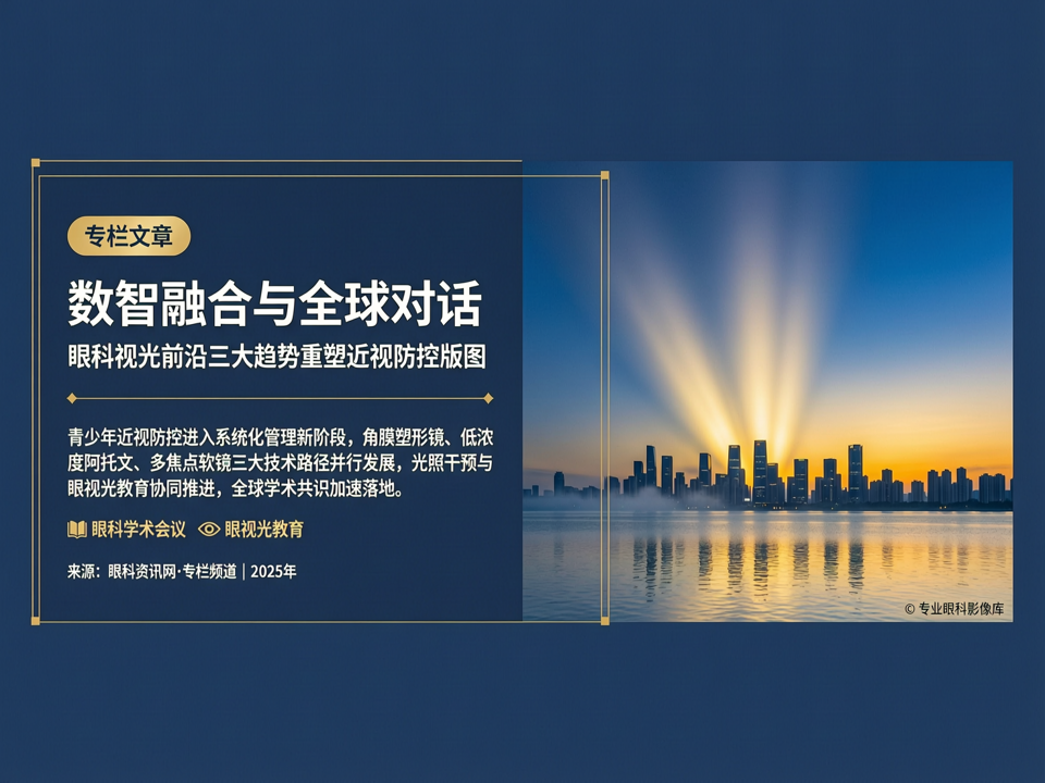 数智融合与全球对话:眼科视光前沿的三大趋势重塑近视防控版图