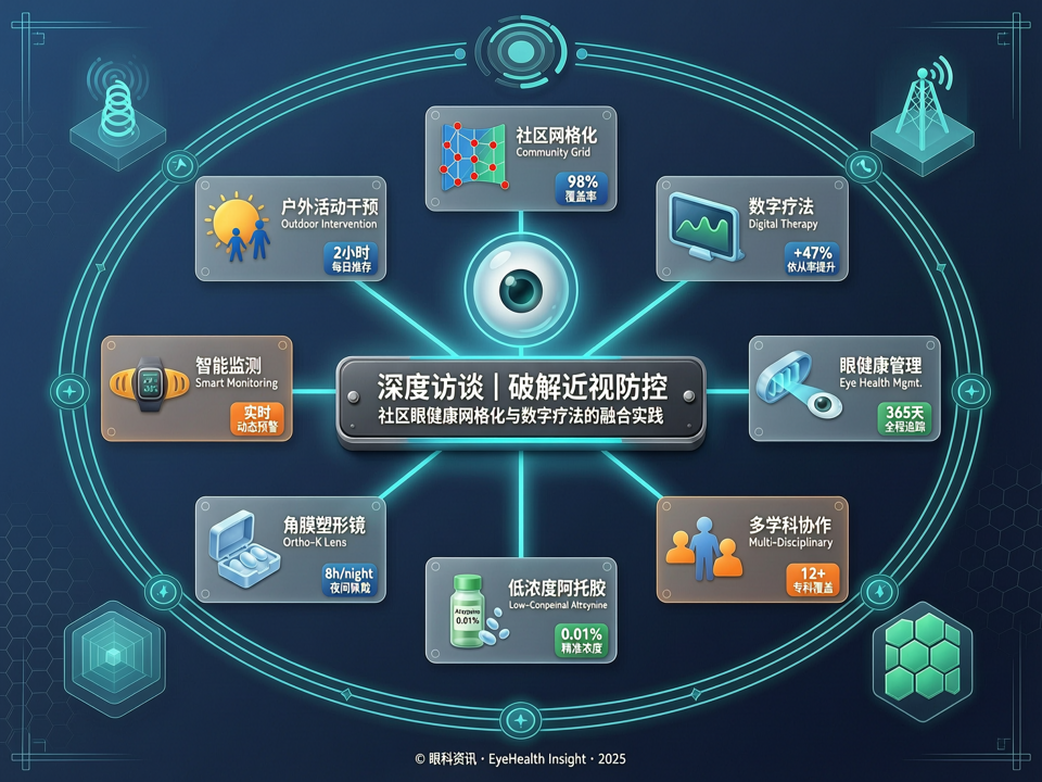 深度访谈 | 破解近视防控“最后一公里”:社区眼健康网格化与数字疗法的融合实践
