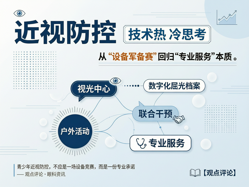 近视防控“技术热”下的冷思考:从“设备军备赛”回归“专业服务”本质