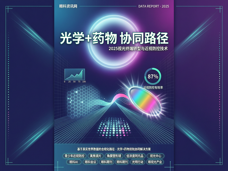 数据报告 | 2025视光终端转型与近视防控技术“光学+药物”协同:基于真实世界数据的合规化路径