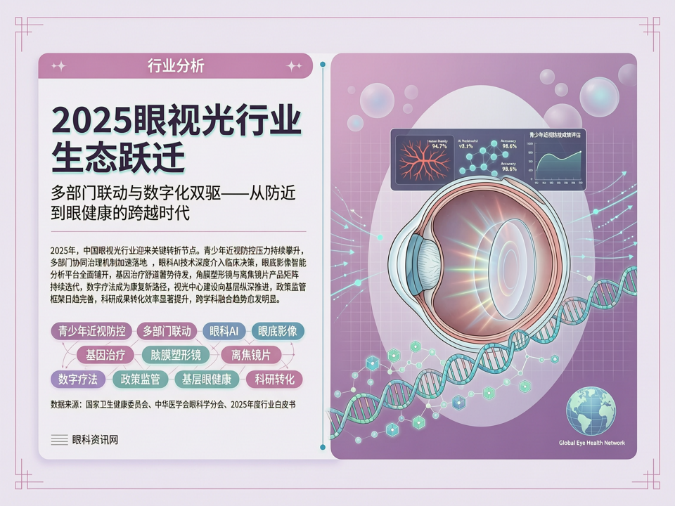 多部门联动与数字化双驱:2025眼视光行业从“防近”到“眼健康”的生态跃迁