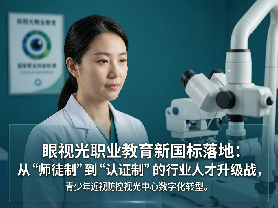 眼视光职业教育新国标落地:从“师徒制”到“认证制”的行业人才升级战