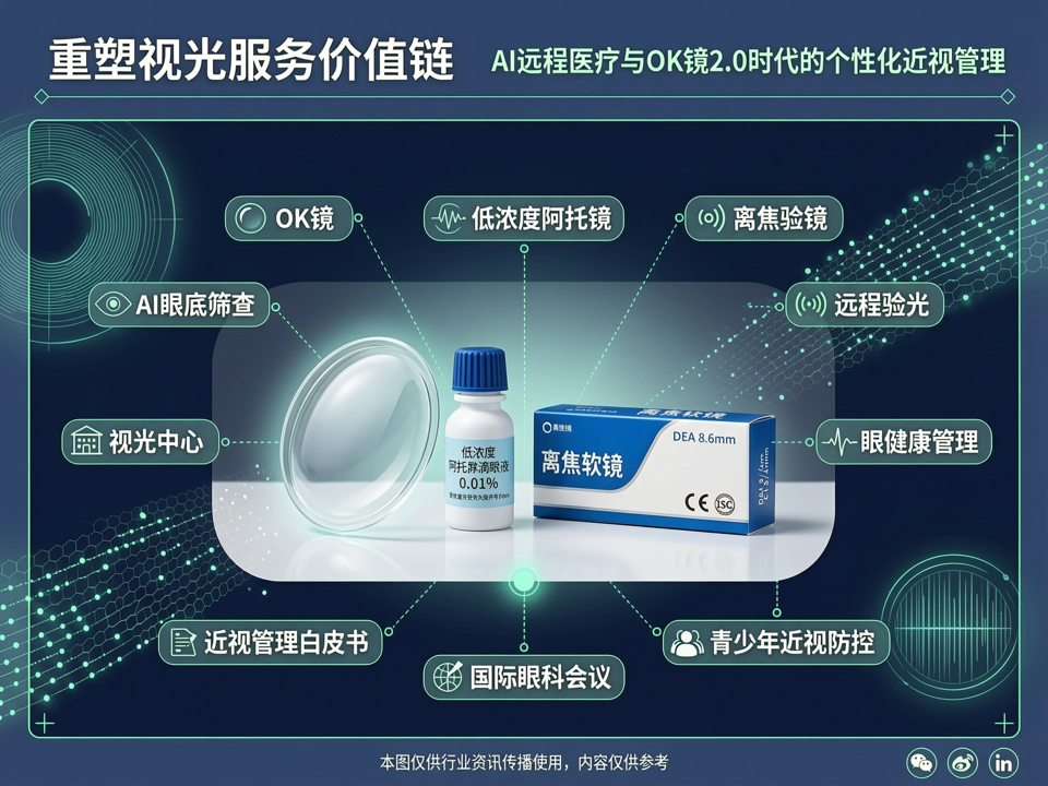 重塑视光服务价值链:AI远程医疗与OK镜2.0时代的个性化近视管理