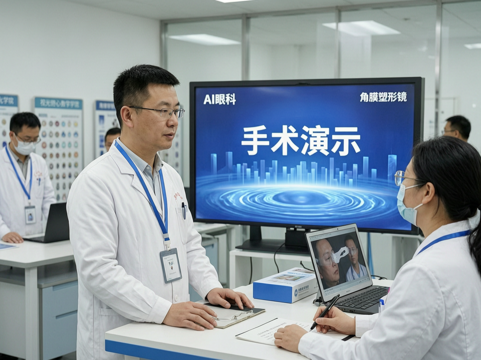 AI融合角膜塑形镜验配及手术示教在视光中心数字化转型中的创新演示