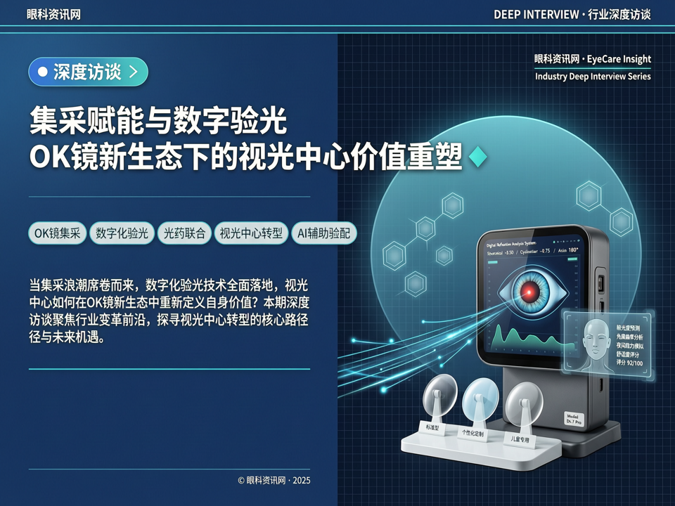 深度访谈 | 集采赋能与数字验光:OK镜新生态下的视光中心价值重塑