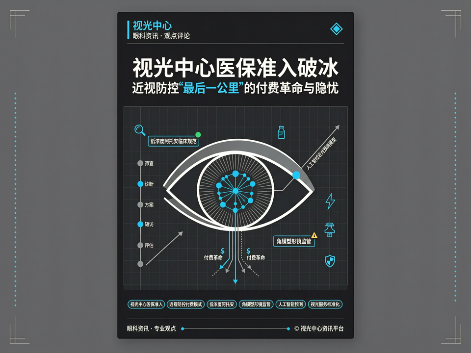 视光中心医保准入破冰:近视防控“最后一公里”的付费革命与隐忧