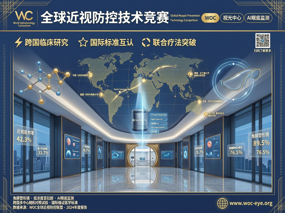 全球近视防控技术竞赛:跨国协同驱动角膜塑形镜与阿托品联合疗法新突破