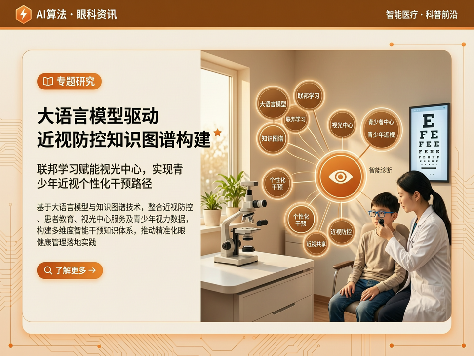 大语言模型驱动的眼科患者教育与近视防控知识图谱构建