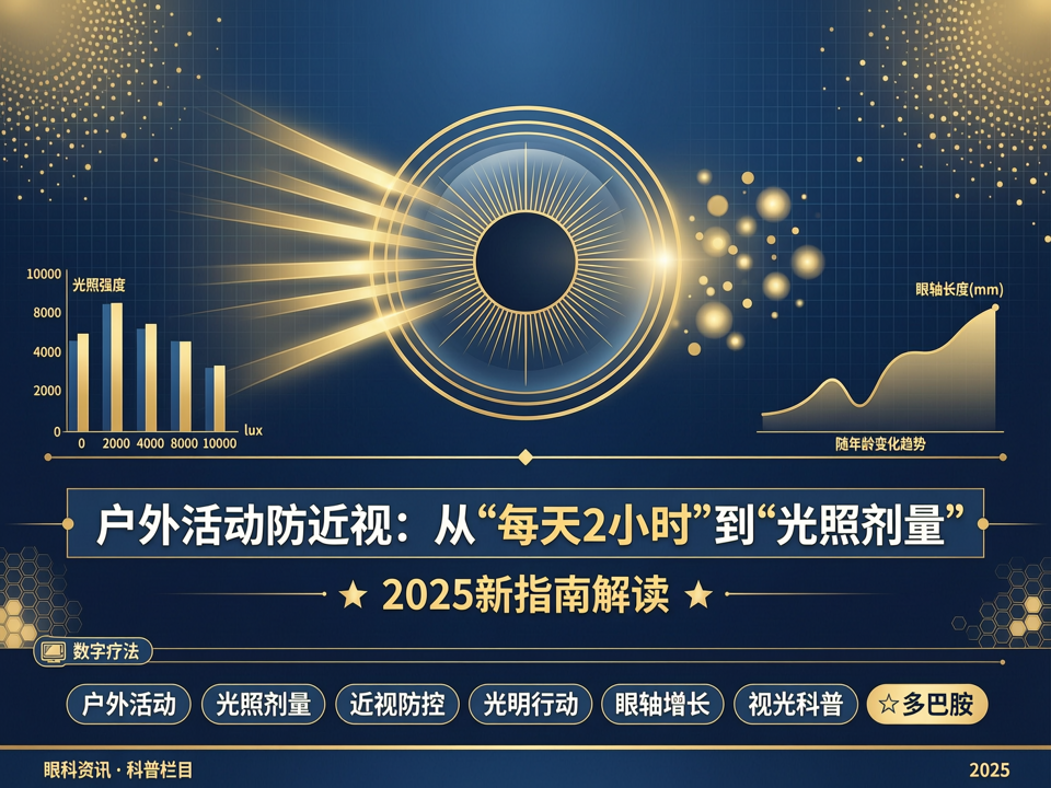 户外活动防近视:从“每天2小时”到“光照剂量”,2025新指南解读