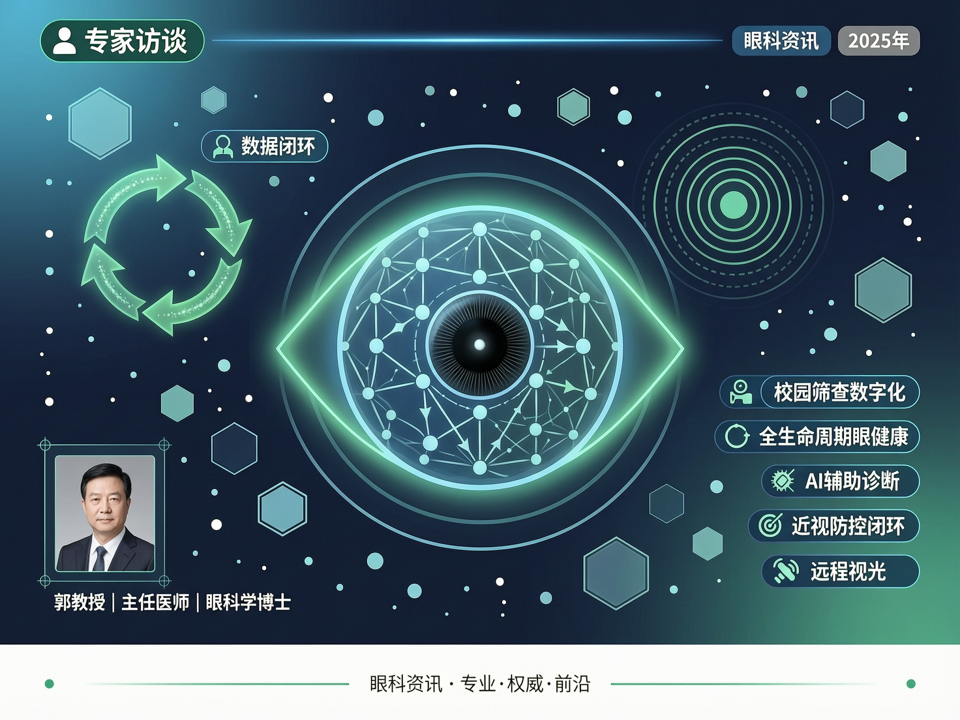 专访郭教授:校园筛查数字化闭环与全生命周期眼健康管理——从数据孤岛到智慧联动