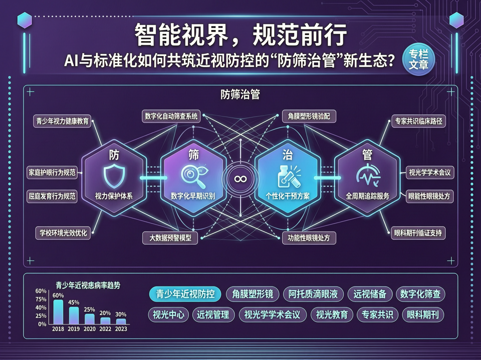 智能视界,规范前行:AI与标准化如何共筑近视防控的“防筛治管”新生态?