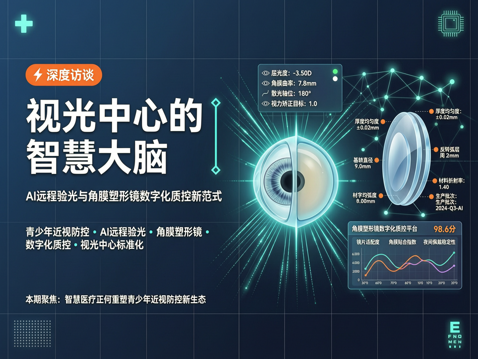 深度访谈 | 视光中心的“智慧大脑”:AI远程验光与角膜塑形镜数字化质控新范式