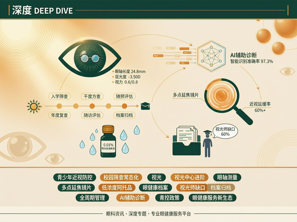 深度 | 校园筛查常态化与视光中心进阶:青控政策下的眼健康服务新生态