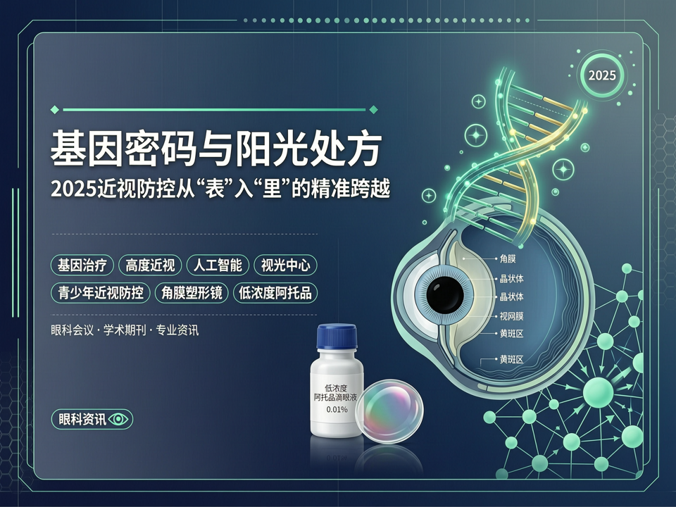 基因密码与阳光处方:2025近视防控从“表”入“里”的精准跨越